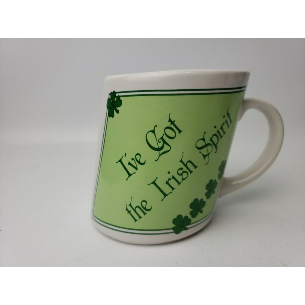 I've Got The Irish Spirit Ceramic Mug Vintage Papel Mug Slants